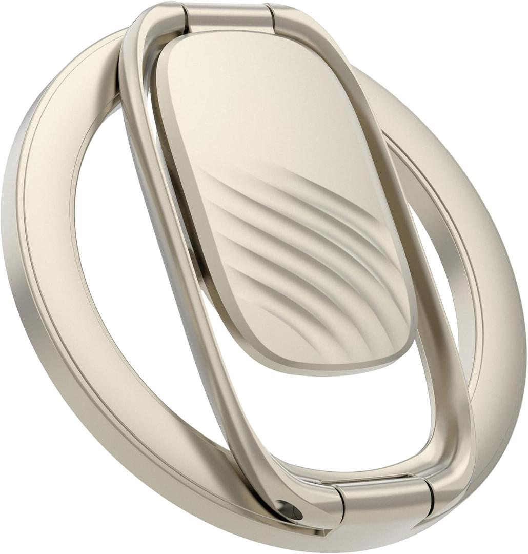 Allengel for Husband Magnetic Phone Grip Ring Holder for MagSafe, Magnet Cell Phone Grip Stand Finger Ring Kickstand Magnetic Compatible with iPhone 16 Pro Max 15 14 13 12 MagSafe (gold)