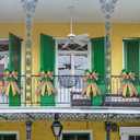 Hying Mardi Gras Bows - Green & Gold Glitter Stripes for Wreaths & Decorations (Style 3: Mg Stripe)