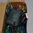 WATERGLIDE 4 Pack 50LED Outdoor Christmas Lights, 16FT Battery Operated Mini String Light with 8 Modes & Timer, Xmas Tree Lights Waterproof for Patio Garden Party Wedding Holiday Decor, Multicolor