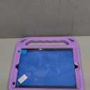 BMOUO Kids Case for iPad 9th/8th/7th Generation, with Built-in Screen Protector, Shockproof Handle Stand Kids iPad 10.2" Case 2021/2020/2019, Light Purple