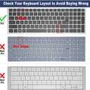 Keyboard Cover for 16" Dell Pro 16/Pro 16 Plus/Pro Max 16 PB16250 PB16255 PC16250 PC16255 MC16250 MC16255 & Dell Pro Max 18 Plus MB1825 2026 2025 2024 18" Laptop (NOT FIT Dell Pro 16 Premium DA16250)