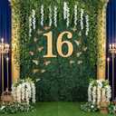 Zeyune 24 Pcs Wisteria Artificial Flowers Garland Includes 6.8 ft Artificial Wisteria Hanging Flowers 3.6 ft Fake Vines Green Pothos Leaves for Garden Outdoor Wedding Arch Decoration (White)