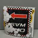 Huray Rayho Race Car Birthday Party Supplies Checkered Flags Racing Happy Birthday Party Signs Cutouts Cars Birthday Party Supplies Let's Go Racing Party Supplies for Kids Race Fans