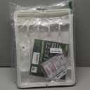 ukeetap Extra Large Expandable Silverware Organizer, BPA-Free Food-Safe Cutlery Flatware Organizer, Kitchen Utensil Drawer Organizer, Adjustable Silverware Holder for Spoons Forks Knives, White