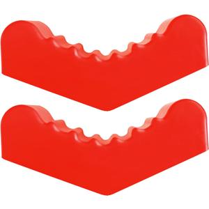 3Ton Car Jack Stand Rubber Pad Red Trolley Support Block Lifting Lift Frame Rail Pinch Protector Guard Anti-Slip Floor Cushion