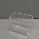 PKMN Booster Box Display Case, Clear Acrylic Protector for Booster Box TCG Trading Card Box | 5mm Thick with Magnetic Lid, UV Blocking & Dust Proof Showcase | Stackable Storage Case