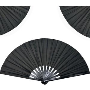 Boots on The Ground Fan,2025 New Large Holographic Folding Hands F an Line Dance Popping Fans,Boots on The Ground Hand Fan,Folding Hand Classic Style Fans Bamboo Ribs Hands Held Chinese (Black)