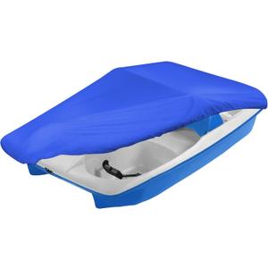 iCOVER Pedal Boat Cover, Fits 3 or 5 Person Paddle Boats Water Proof Heavy Duty Paddles Covers, Blue