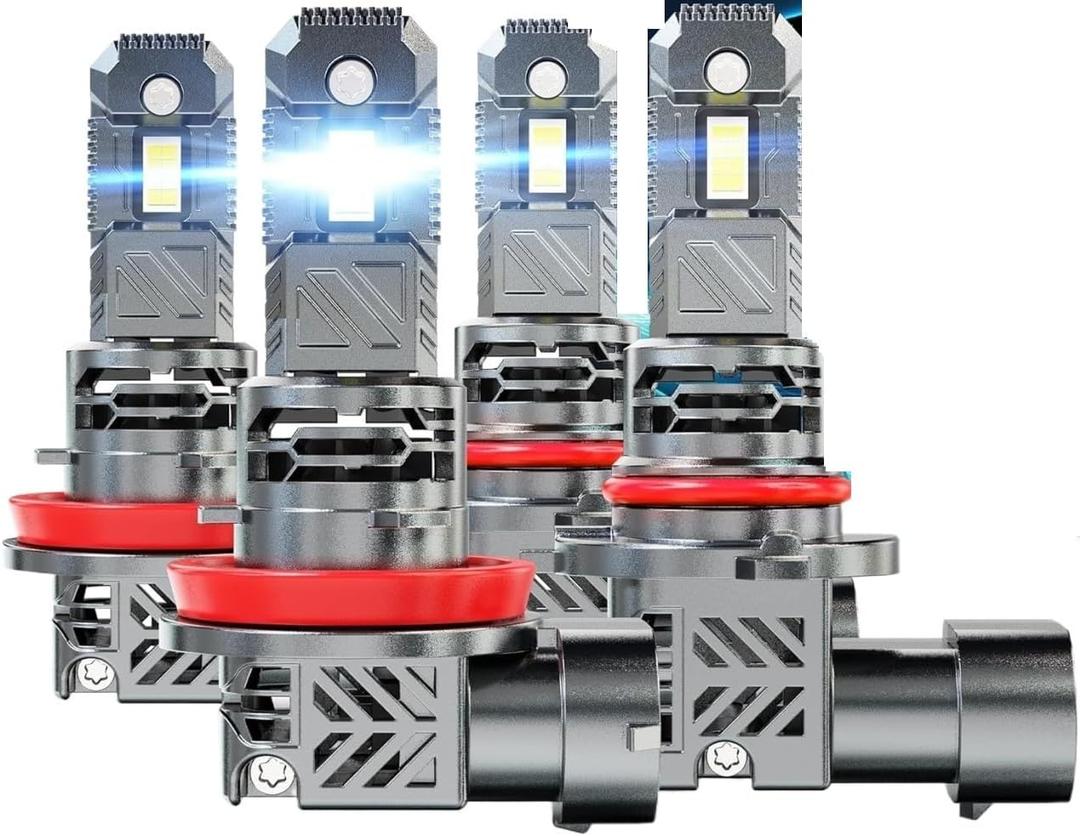 Sturdy Fog Lamp Bulbs, Built-in Kits, Suitable For Vehicles Suitable For Vehicles(9005+H11)