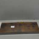 BAOBAB WORKSHOP Wood Floating Shelves for Wall - Wooden Shelf 16 Inch - Rustic Bathroom Shelves for Room Wall for Kitchen Bedroom Living Room Farmhouse - Walnut Floating Shelf - 16 x 6.7Inch, Set of 2