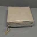 Mueller Ultratemp Bed Sheets Set, Super Soft 1800, 6 Piece California King Sheet Sets, Deep Pocket up to 16", Transfers Heat, Breathes Better, Hypoallergenic, Wrinkle-Resistant, Oeko-TEX, Cream