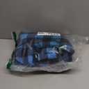 ASENKU Dog Winter Coat, Fleece Doggie Jacket Plaid Reversible Vest Waterproof Windproof Cold Weather Clothes for Dogs (Blue,3XL)