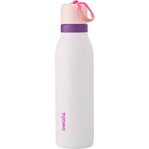 Owala FreeSip Twist Insulated Stainless Steel Water Bottle with Straw for Sports and Travel, BPA-Free, 18-oz, Pink/Purple (Dreamy Field)