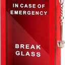 Funny Gift Emergency Box - Create Self Defined Idea Jar w/Hammer, Break in Case of Emergency Box - Desk Decor - Personalized Gag Gift for Friends Coworkers