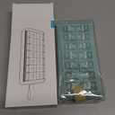 AM PM Weekly Pill Organizer 2 Times a Day, Large Pill Box 7 Day with Easy Push-Button Open, Portable Medicine Case for Vitamins & Supplements Green, 14 compartments