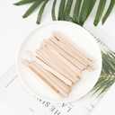 2000 Pcs 4.5" Wooden Craft Sticks, Ice Cream Sticks,Natural Wood Popsicle Stick for Waxing, DIY Wood Crafts, Hair Removal and Waxing Supplies, Paint Stirrer, Art Projects and Ice Pop Sticks