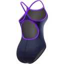 TYR Womens Hexa Diamondfit Swimsuit (28, Black/Purple)