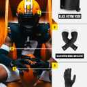 3 x Nxtrnd Double Arm Sleeves, Two Tone Arm Sleeve, Football Arm Sleeves, Sold as a Pair (Black, M)