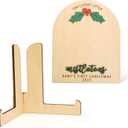 Babys First Christmas, My First Christmas, Baby Footprint & Handprint, Newborn Gifts, DIY Mistletoes Footprint Kit 2025 Keepsake, Baby Memory Ornament Board, Holiday Decor for New Parents (Nelxi-222)