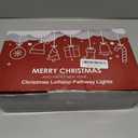 Outdoor Christmas Decorations Solar Pathway Lights, Set of 5 Lollipops Peppermint Stake Lights, 8 Modes Candy Cane Walkside Lights, Outdoor Xmas Decoration for Walkway,Yard