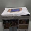 Victrola Rock Speaker Connect, Sand, Wireless Outdoor with Bluetooth 5.3, 22-Hour Battery Life, with Solar Charging, Link Up to 20 Rock Speakers, IP65 Water & Dust Resistant (Sand, Single)