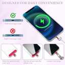 WOZEAH Cell Phone Lanyard Crossbody with Mini Pouch for Women,Detachable Phone Strap for Cellphone Case with Tether Tab