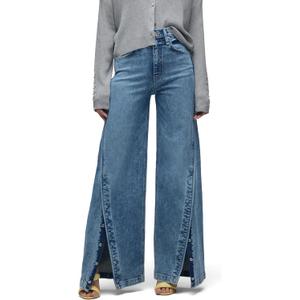 Hudson Women's James High Rise Wide Leg Jean (27, Primetime)