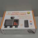 WiFi Sprinkler Timer 3 Zone with 984 Feet RF Gateway, 3 Outlet Smart Water Timer for Garden Hose with Rain Delay/Manual/Automatic,WiFi Water Hose Timers for Garden & Lawns