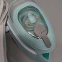 Mini Travel Steam Iron for Clothes with Dual Voltage, Temperature Control, Non-Stick Soleplate and Cord Storage, Ideal for Sewing, Quilting and Handcraft (Upgraded, Misty Green)