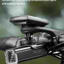 ROCKBROS Out Front Mount Compatible with Garmin, iGPSPORT - Bike Handlebar 1.26-1.38/ 32-35mm
