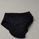 OVRUNS Period Swimwear Leakproof Bikini Brief Bottoms Waterproof Menstrual Swim Bottoms for Teens, Girls, Women (Small, Black)