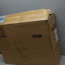 TRALT Ergonomic Office Chair - Desk Chair with Wave High Back Adjustable Lumbar Support Computer Chair - Gaming Chairs Mesh Backrest and PU Leather Seat for Home Reading Chairs to Adults(Grey)