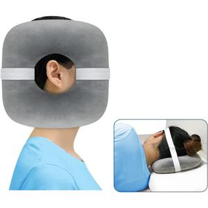 Piercing Ear Pillow with Holes for Ear Pain Side Sleeping Donut Pillows Cnh Pressure Sore Relief Inflammation Ache Cushion Ear Guard Pad with a Strap Ultimate Comfort and Protection