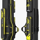 Fishing Rod Case Triple-Layer 1680D Heavyweight Oxford Fishing Pole Case & Bag Wire-Reinforced Non-Deforming Frame Quick-Access Compartments Anti-Sag Structure Fishing Rod Bag Fishing Gift for Men