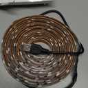 Monster 13.1ft Color Flow Multi-Color LED Light Strip, Indoor, Fun Flash Mode, Remote Control, Dimmable, Self Adhesive, Timer, 120 RGB+IC LEDs, USB Powered, Multi-White, Sound Reactive