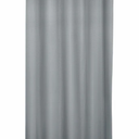 Zenna home Insta Curtain FABRIC hotel shower curtain with rustproof built-in grommets( 71 in×74in) GREY
