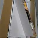 Upassion White Floating Shelves - Set of 3, 16" Wall Mounted Shelves for Home Decor, Living Room, Bedroom, Bathroom, Kitchen