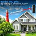 5000+ Miles Range TV Antenna,2026 Digital TV Antenna Indoor Outdoor with Strongest Amplifier,360 Reception HDTV Antenna for Local Channels for Smart and Old TVs-38ft Coax Cable-Support 8K 4K 1080p
