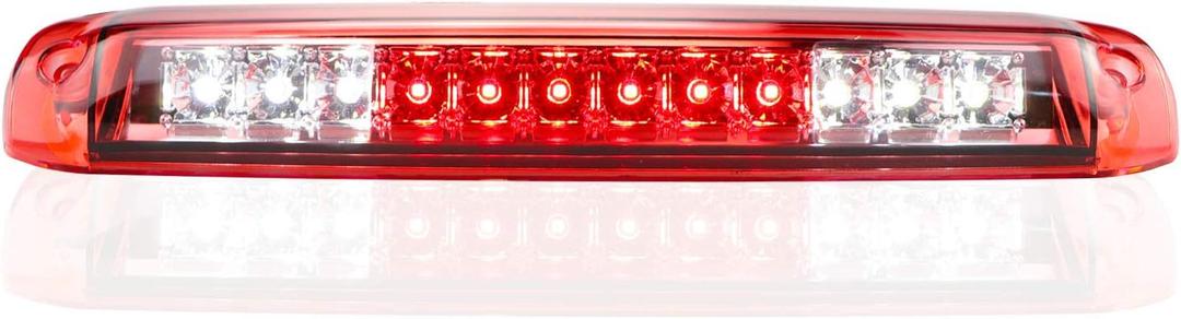 Tresound 3rd Brake Light for 1999-2007 Chevrolet Silverado/GMC Sierra 1500 2500HD 3500 Third Cargo Lamp High Mount Stop Light (Red Lens)