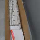 14 Inch Full Bed Frames, Metal Bed Frame with Head Board, No Box Spring Needed, Heavy Duty Steel, Anti-Slip Mattress Stoppers, Noise Free, Round Corner Legs, Easy Assembly, White