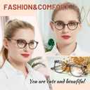 OCCI CHIARI Mens Round Reading Glasses 5x Small face Readers Lightweight Comfort Eyewear(1.0 1.25 1.5 1.75 2.0 2.25 2.5 2.75 3.0 3.5 4.0 5.0 6.0)
