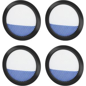 Replacement Filter Compatible with Eureka NEC180 NEC380 NEC280TL NEC480 NEC185 NEC186 NEC190 NEC285GR RapidClean Pro Cordless Vacuum (4 Pack)