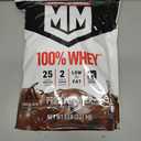 Muscle Milk 100% Whey Protein Powder, Chocolate, 5 Pound, 66 Servings, 25g Protein, 2g Sugar, Low in Fat, NSF Certified for Sport, Energizing Snack, Workout Recovery, Packaging May Vary