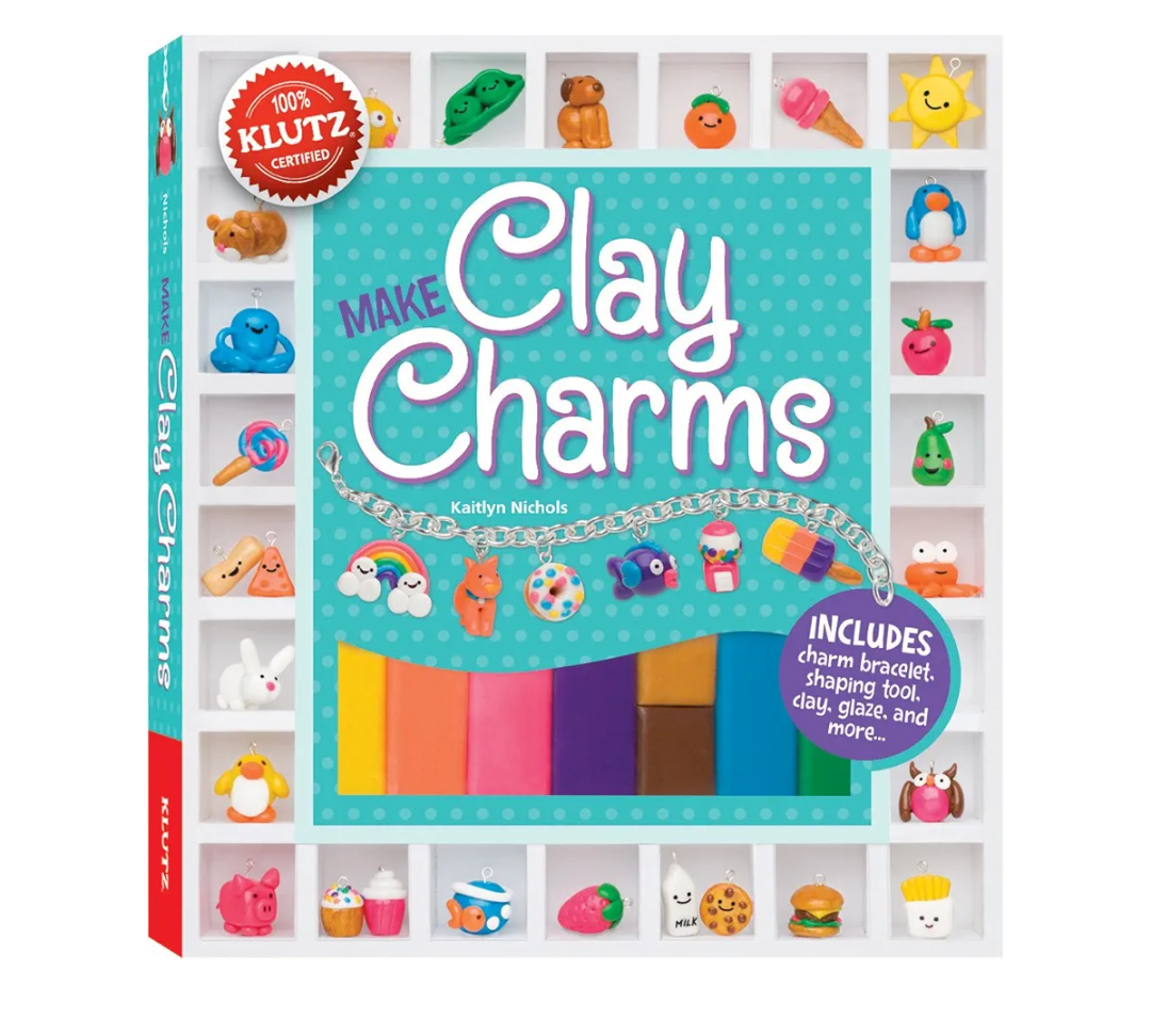 Make Clay Charms (Klutz Craft Kit) 8" Length x 1.19" Width x 9" Height