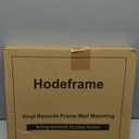 12x12 in Vinyl Record Frames for The Wall,Black Album Frames for Vinyl Records with Real Glass,Front-Opening Album Wall Art