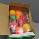 NIPLOOOW Play Food Set for Kids, Toddler Learning Toys, Cutting Food Toy Color Sorting Set, Pretend Food Play Kitchen Accessories for Kids, Birthday Gifts for 3-8 Years old Boys Girls Educational Toys