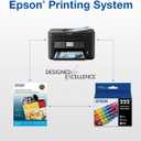 4 x EPSON 222 Claria Ink High Capacity Black & Standard Color (Cyan/Magenta/Yellow) Cartridge Combo Pack (T222XL-BCS) Works with WorkForce WF-2960 Expression XP-5200