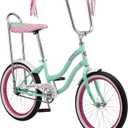 Schwinn Hazel Kids Bike, For Girls and Boys Ages 7 and Up, 20-Inch Wheels, Single Speed, Thinner Grips, Suggested Rider 4'0" to 5'0" Tall (Mint)