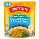 Tasty Bite Organic Chickpea Coconut and Turmeric Curry, Ready to Eat, Microwavable Entre, Vegan, 10 Ounce (Pack of 6) (EXP 06/30/27)
