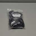 Longer 15ft Paracord Rope Tie Down Ratchet Strap Small Reflective Portable Adjustable Fix Camping Rope Tent Tarp Tie Downs Grow Plant Light Hangers Pulley Tightener Tensioner Adjuster 1/8in 4Pack (Black)